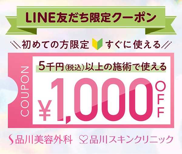 品川美容外科 品川スキンクリニック ご利用券 割引券 優待券 - 割引券